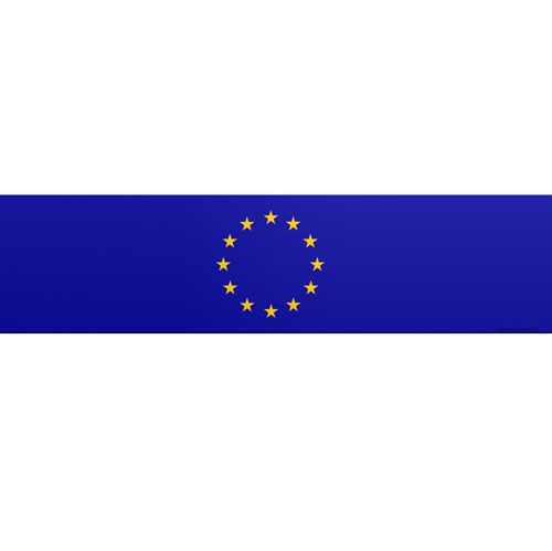 European Union Themed Flag Banner - 120 x 30cm