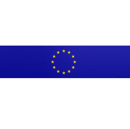 European Union Themed Flag Banner - 120 x 30cm