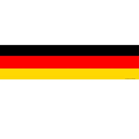 German Themed Flag Banner - 120 x 30cm