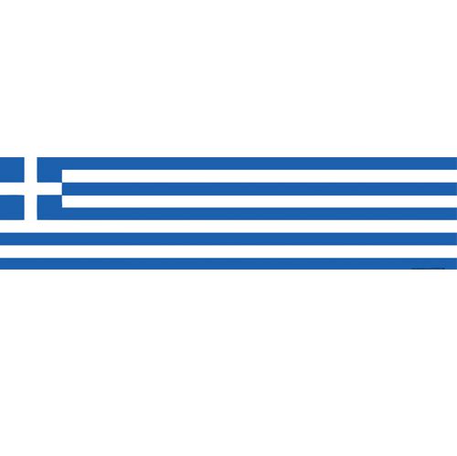 Greek Themed Flag Banner - 120 x 30cm