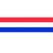 Holland Themed Flag Banner - 120 x 30cm