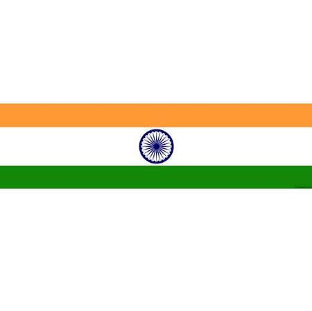 Indian Themed Flag Banner - 120 x 30cm