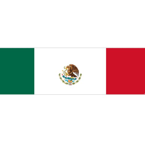 Mexican Themed Flag Banner - 120 x 30cm