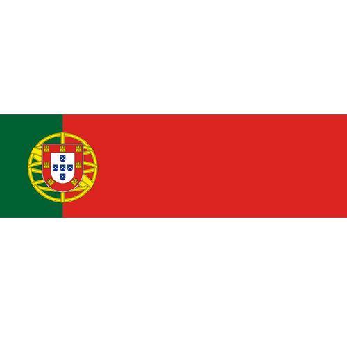 Portugal Themed Flag Banner - 120 x 30cm