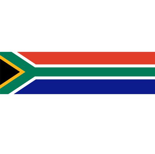 South Africa Themed Flag Banner - 120 x 30cm