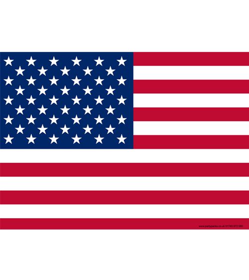 American Themed Flag Poster - A3