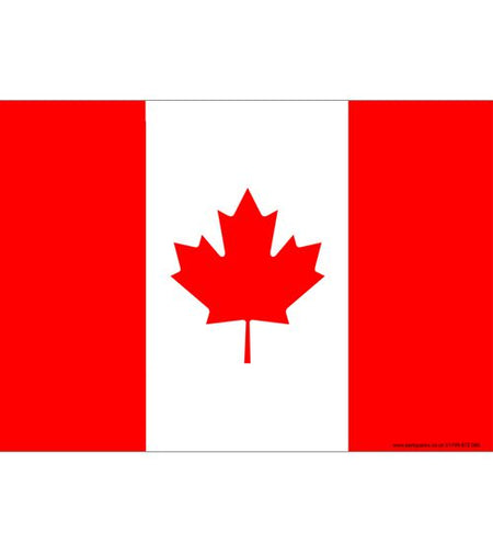 Canadian Themed Flag Poster - A3