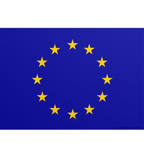 European Union Themed Flag Poster - A3