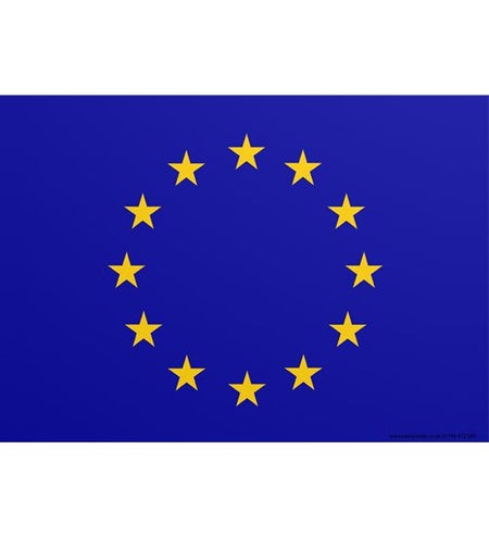 European Union Themed Flag Poster - A3