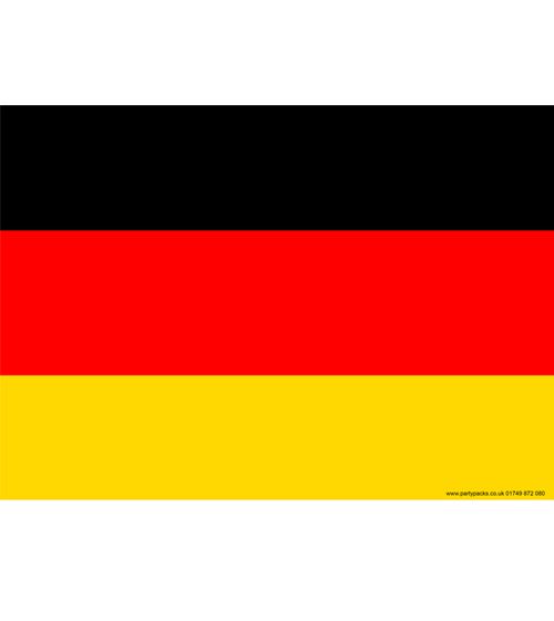 German Themed Flag Poster - A3
