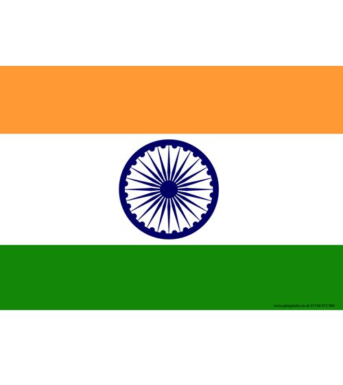 Indian Themed Flag Poster - A3