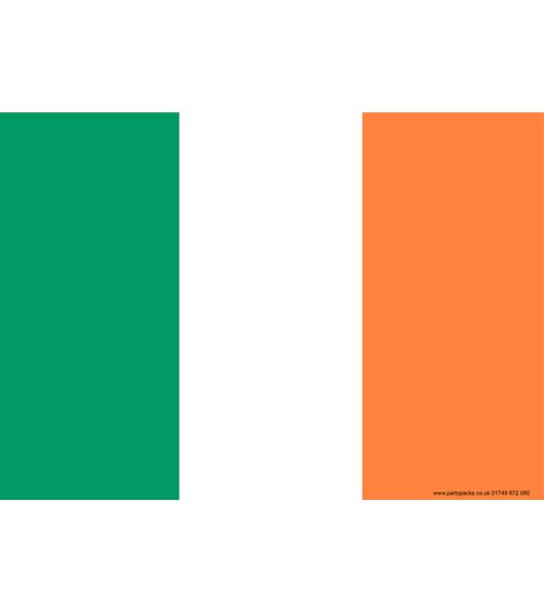 Ireland Themed Flag Poster - A3