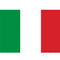 Italian Themed Flag Poster - A3