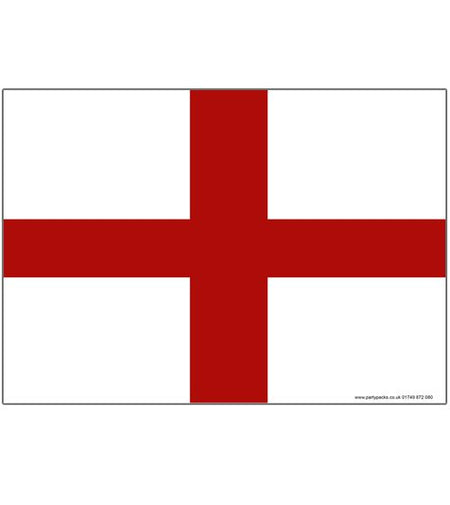 England St George's Day Themed Flag Poster - A3