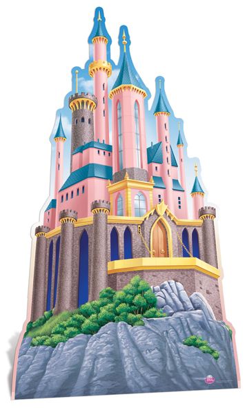 Disney Princess Castle Cardboard Cutout- 1.75m