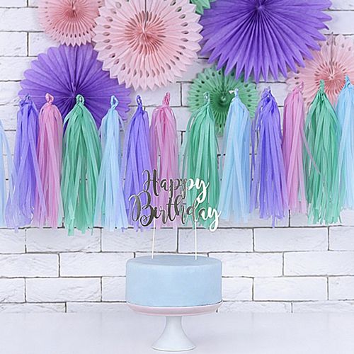 Pastel Colour Tassel Garland Kit - 1.5m