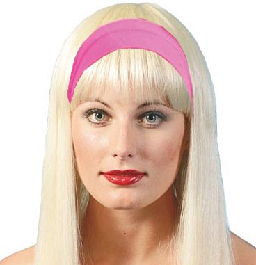80's Hairband- Pink