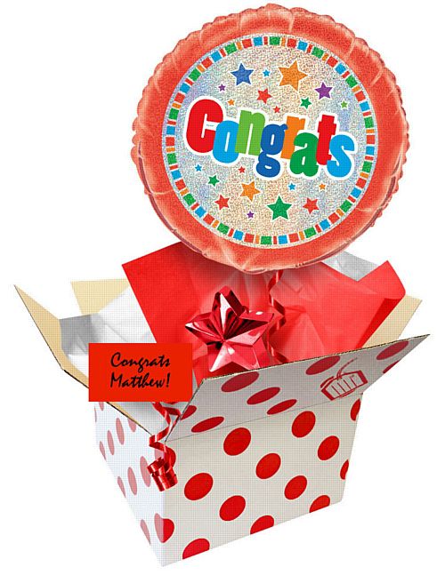 Send A Balloon Party Congrats - 18"