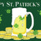 St. Patrick's Day Polyester Fabric Flag 5ft x 3ft