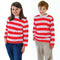 Children's Red & White Striped Jumper