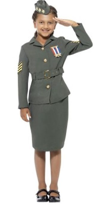 WWII Army Girl Costume