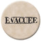Evacuee Pin Back Badge - 58MM