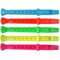 Flute Whistle Toy - Assorted Colours - 14cm - Each