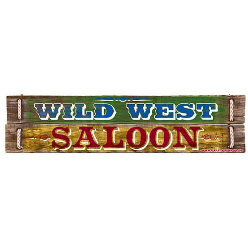 Wild West Themed Banner - 1.2m