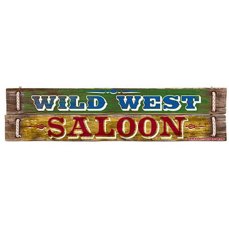 Wild West Themed Banner - 1.2m