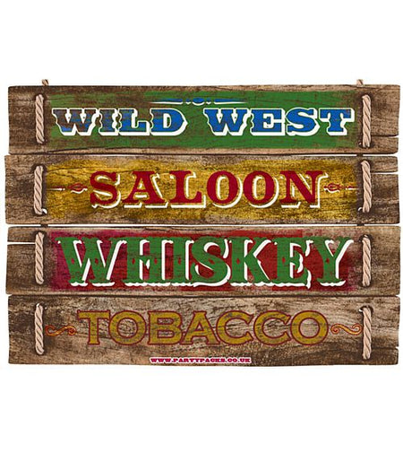 Wild West Themed Poster - A3