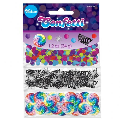 70's Disco Fever Confetti - Pack of 3