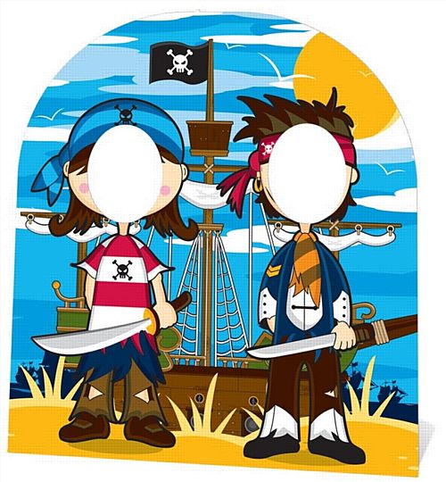 Child-Sized Pirate Friends Stand-In - 1.2m