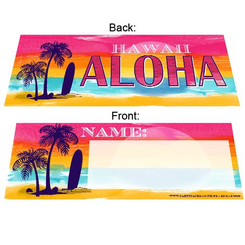 Tropical Sunset Placecards - Pack of 8