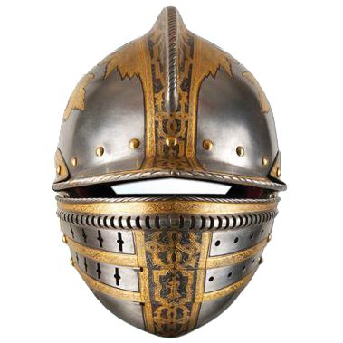 Medieval Soldier Helmet Card Mask