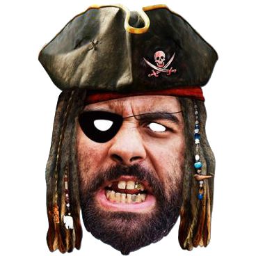 Pirate Historical Card Mask
