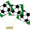 Football Paper Table Flags - 15cm on 30cm Pole - Each