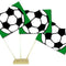 Football Paper Table Flags 15cm on 30cm Pole