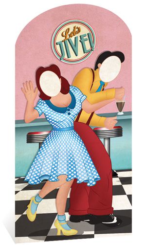 1950's "Let's Jive!" Stand-In - 1.92m