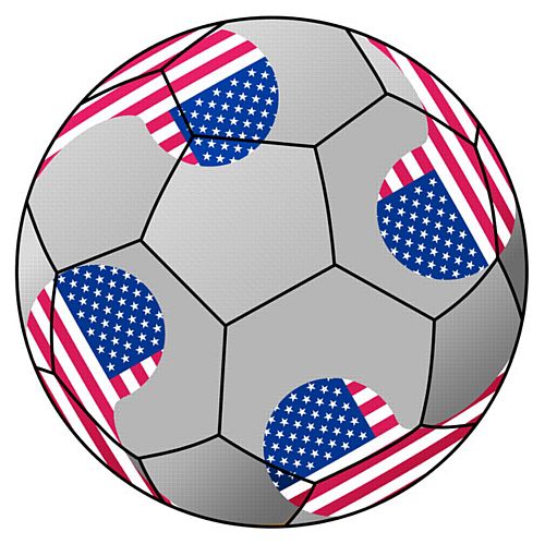 American USA Football Stickers - 5cm - Sheet of 15