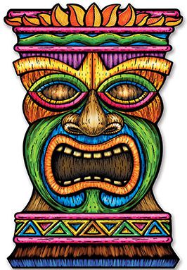 Jumbo Tiki Cutout - 91.4cm