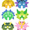 Assorted Dinosaur Foam Masks - Each