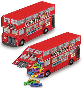 Double Decker Bus Centrepiece - 24.8cm