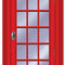 Phone Box Jointed Cutout Wall Decoration - 1.52m