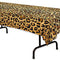 Plastic Leopard Print Tablecloth - 1.4m x 2.8m
