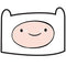 Adventure Time Finn - Card Mask
