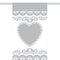 Hearts Flag Interior Bunting - 2.4m