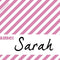 Stripe Pink Placecards - Pack of 8