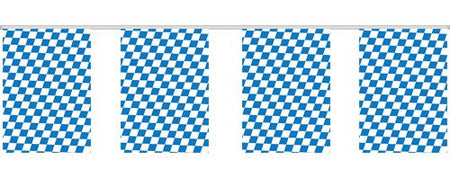 Bavarian Flag Interior Bunting - 2.4m