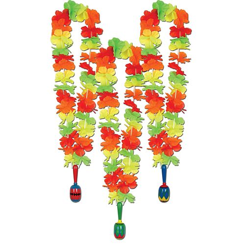 Mexican Fiesta Lei with Maraca - 91.4cm