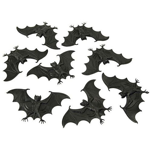 Joke Scary Bats - 12cm - Pack of 8